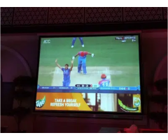 Rent a Projectors with screen World Cup live cricket match Full Hd